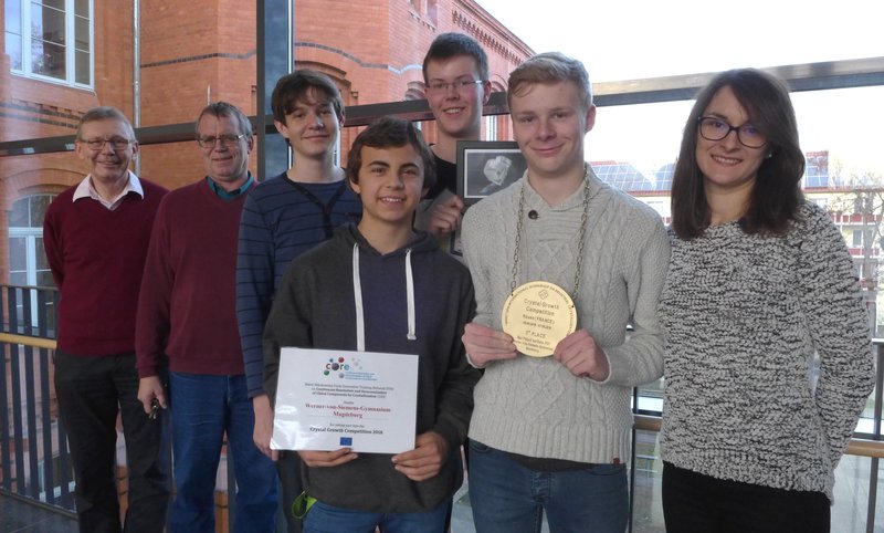 Third-place Winning Students from Werner-von-Siemens-Gymnasium Magdeburg